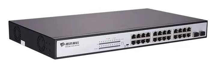 BDCOM S1526-24P 24 Port Gigabit PoE 2×SFP Yönetilemez Switch — görsel 3