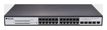 BDCOM S2500-24P4S 24 Port Gigabit PoE 4×SFP L2+ Yönetilebilir Switch — görsel 2
