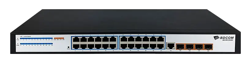 BDCOM S2528 24 Port Gigabit 4×SFP L2+ Yönetilebilir Switch