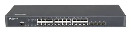BDCOM S2900-24T4X-HI 24 Port Gigabit 4×10G SFP+ L2+ Yönetilebilir Switch