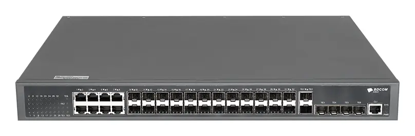 BDCOM S3900-24S8T6X 24 Port Gigabit SFP 8×Gigabit 6×10G SFP+ Yönetilebilir Switch