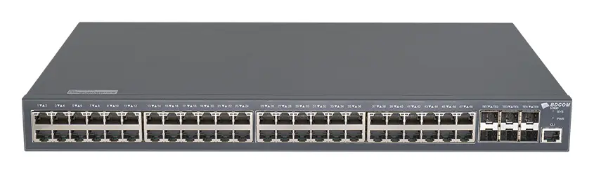 BDCOM S3900-48T6XB 48 Port Gigabit 6×10G SFP+ Yönetilebilir Switch