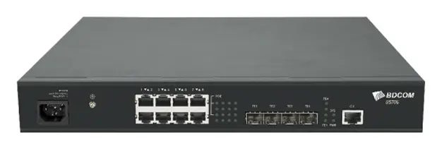 BDCOM S5700-24EP6X-370 24 Port 2.5G PoE 6×10G SFP+ Yönetilebilir Switch — görsel 2