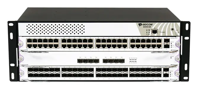 BDCOM S8003E 3 Slot Modüler Omurga Switch