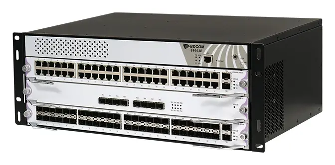 BDCOM S8003E 3 Slot Modüler Omurga Switch — görsel 4