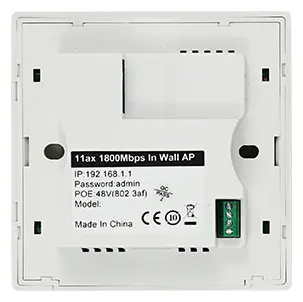 BDCOM WAP2100-W618R Wi-Fi 6 Çift Bant Duvar Tipi (Panel) Access Point — görsel 2