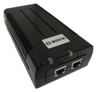 Bosch NPD-9501A PoE Midspan Enjektörler Midspan, 95W, tek portlu, AC girişi Güç Kaynağı