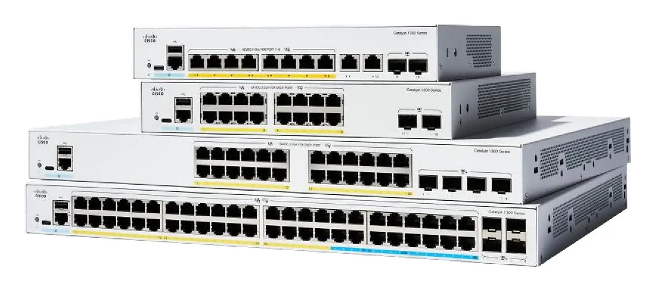 Cisco C1300-24T-4X 24 Port Gigabit 4x10G SFP+ Yönetilebilir Switch