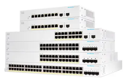 Cisco CBS220-24FP-4X 24 Port Gigabit PoE+ 4x10G SFP+ Akıllı Yönetilebilir Switch