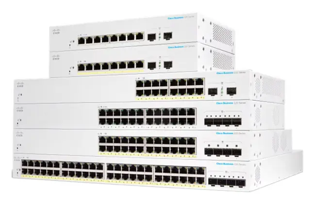 Cisco CBS220-8T-E-2G 8 Port Gigabit 2x1G SFP Akıllı Yönetilebilir Switch