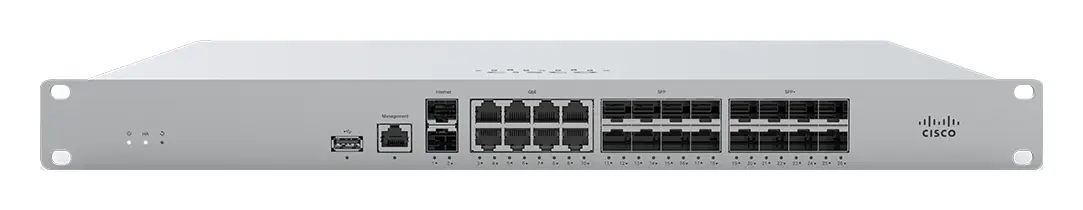 Cisco MX250 Meraki MX SD-WAN Güvenlik Cihazı (Firewall)