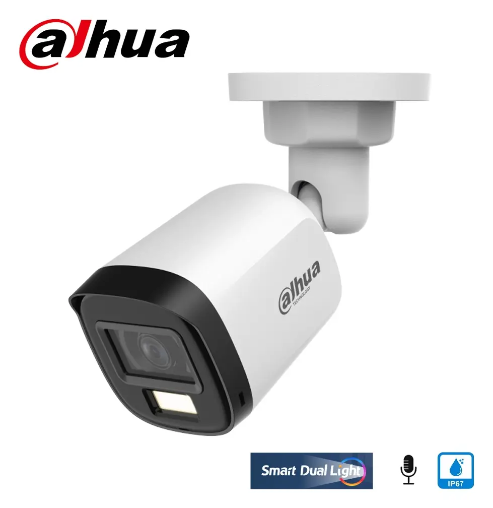Dahua HAC-B1A21-U-IL-A 2 MP Full-Color Sesli HD-TVI Bullet Kamera