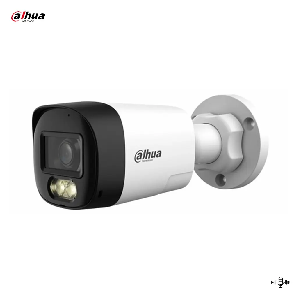 Dahua HAC-HFW1200RL-IL-T 2 MP Hibrit Işıklı Sesli HD-TVI Bullet Kamera