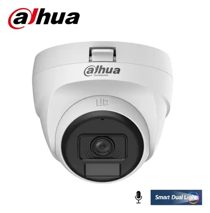 Dahua HAC-T1A21-U-IL-A 2 MP Full-Color Sesli HD-TVI Dome Kamera