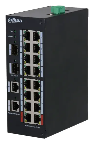 Dahua HS3220-16GT-190 20 Port (16 PoE) PoE Switch