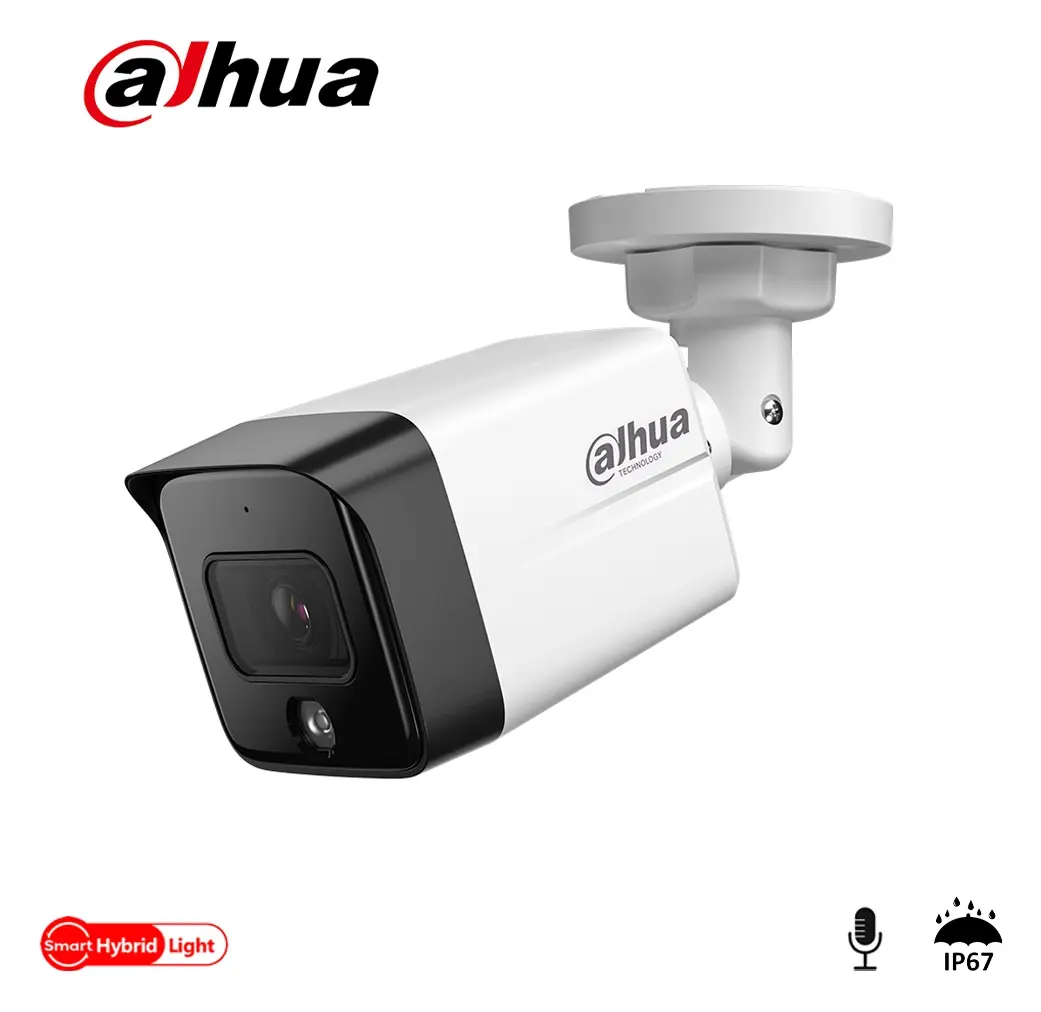 Dahua IPC-HFW1230TC1-SA-0280B 2 MP Hibrit Işıklı Sesli IP Bullet Kamera