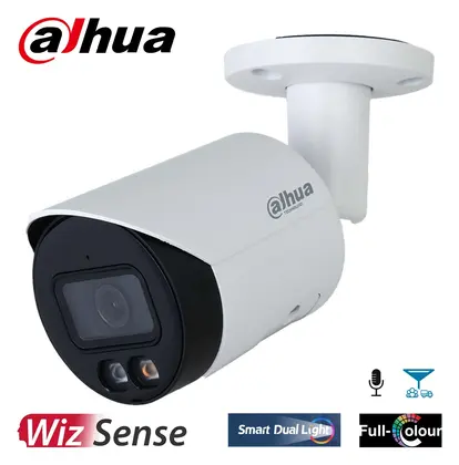 Dahua IPC-HFW2449S-S-IL-0360B 4 MP Hibrit Işıklı Sesli IP Bullet Kamera
