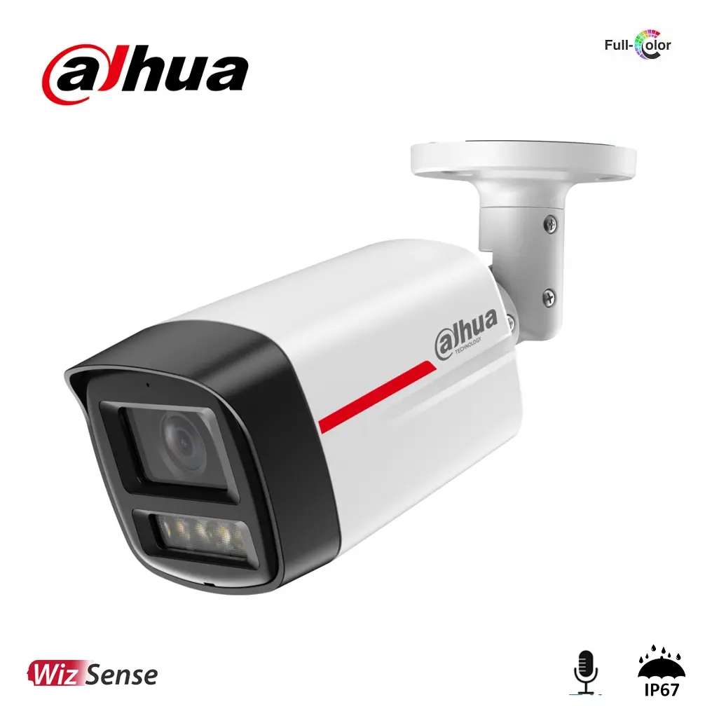 Dahua IPC-HFW2449TL-S-LED-PRO-0280B 4 MP Full-Color Sesli IP Bullet Kamera