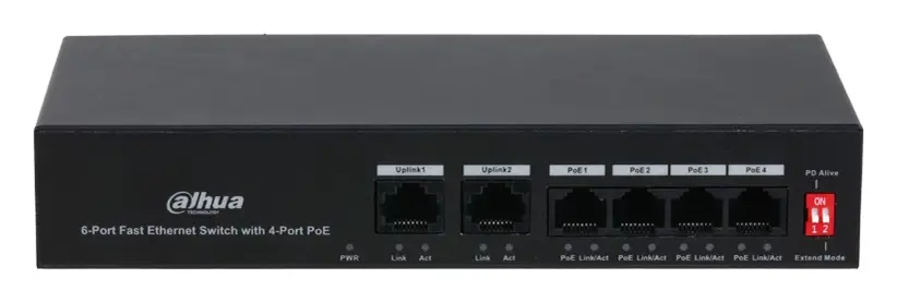 Dahua PFS3006-4ET-36 4 Port PoE Switch — görsel 2