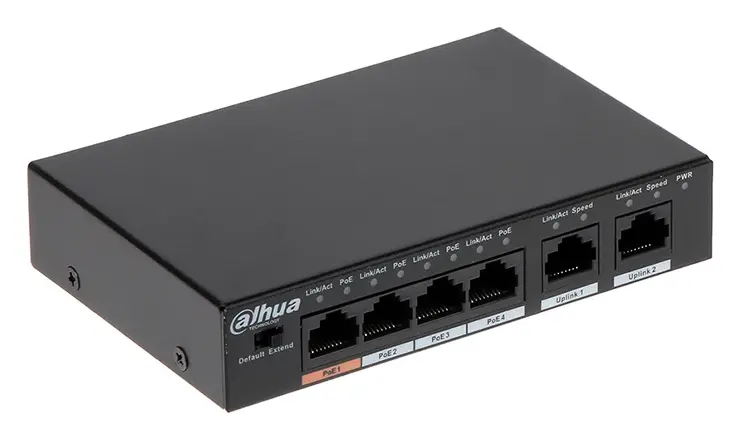 Dahua PFS3006-4ET-60-V2 4 Port PoE Switch