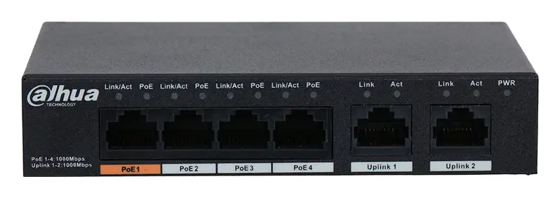 Dahua PFS3006-4GT-60 6 Port (4 PoE) PoE Switch