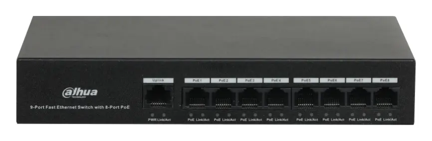 Dahua PFS3009-8ET-65 8 Port PoE Switch