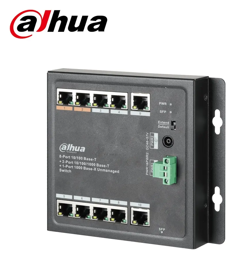 Dahua PFS3111-8ET-96-F 8 Port Endüstriyel PoE Switch