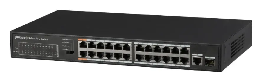 Dahua PFS3125-24ET-190 24 Port Gigabit PoE Switch