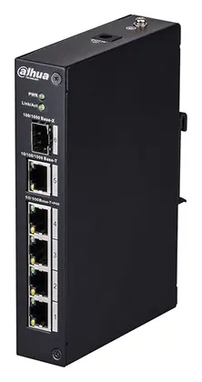 Dahua PFS3206-4P-120 4 Port Endüstriyel PoE Switch