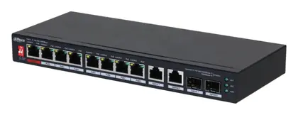 Dahua PFS3210-8GT2GF-96 10 Port (8 PoE) Gigabit PoE Switch