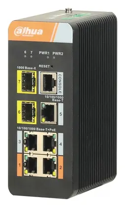Dahua PFS4207-4GT-DP-V2 Endüstriyel PoE Switch