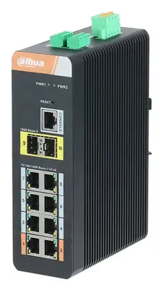 Dahua PFS4210-8GT 8 Port DP Endüstriyel PoE Switch