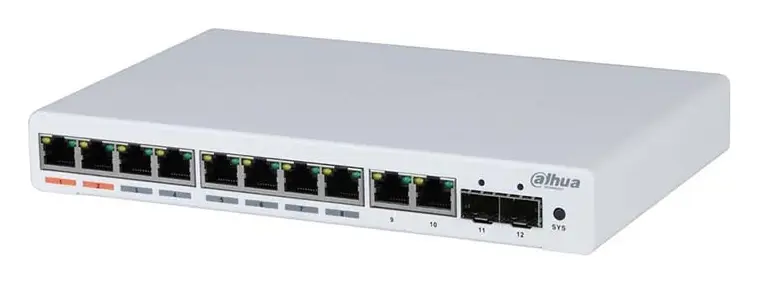 Dahua PFS4212-8GT-96 12 Port (8 PoE) Gigabit PoE Switch