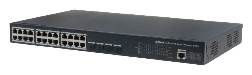 Dahua PFS4428-24GT-370 24 Port Gigabit PoE Switch — görsel 2