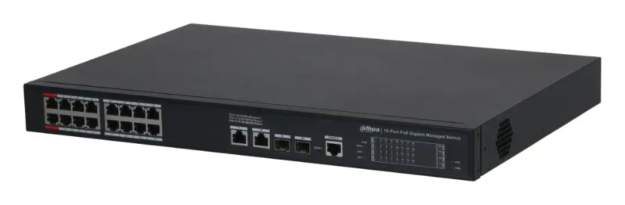Dahua S4220-16GT-190 20 Port (16 PoE) Gigabit PoE Switch