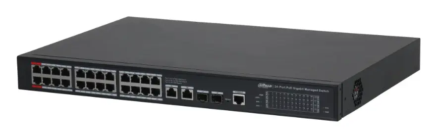 Dahua S4228-24GT-360 28 Port (24 PoE) Gigabit PoE Switch