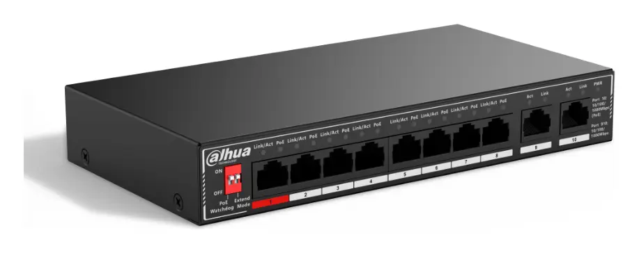 Dahua SG1010P 10 Port Gigabit PoE Switch