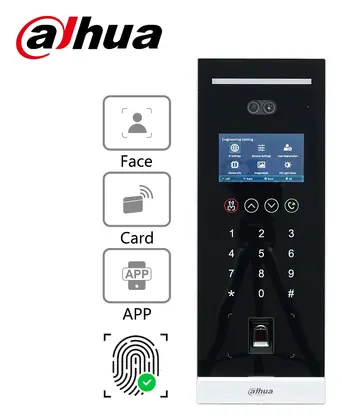 Dahua VTO6541H Yüz Tanımalı IP İnterkom Zil Paneli