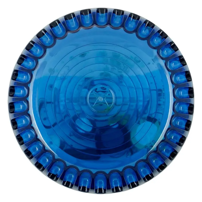 Eaton 531040FULL-0089 Solex Mavi Lens Derin Taban Yangın Flaşörü
