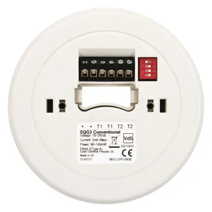 Eaton 666058FULL-0098X SQG3 Beyaz Gövde Sirenli / Flaşörlü Dedektör Tabanı