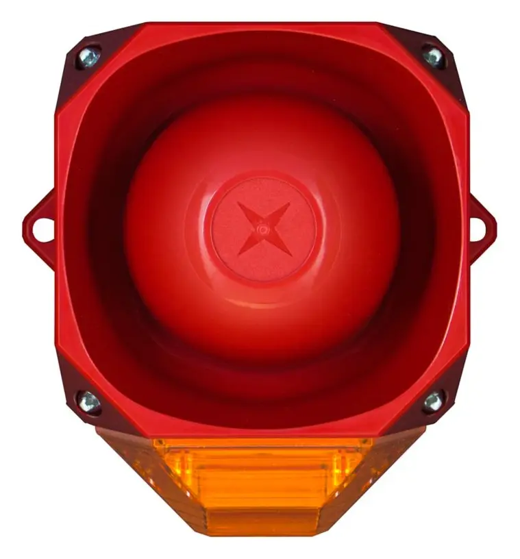 Eaton 7092277FUL-0164 Asserta 9-60V DC Amber Lens Yangın Sireni / Flaşör