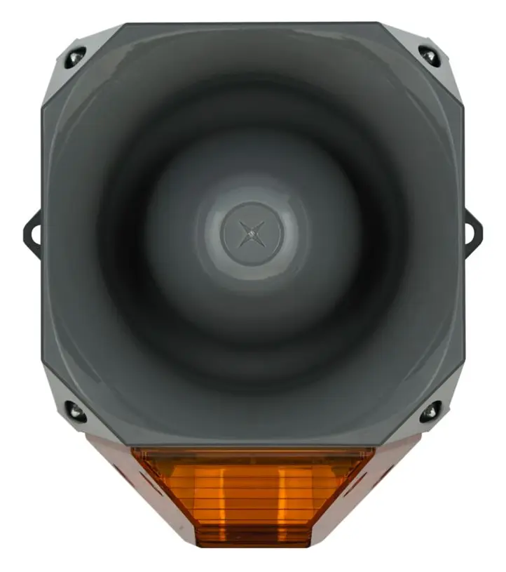 Eaton 7092283FUL-0186 Asserta 230V AC Gri Amber Lens Yangın Sireni / Flaşör
