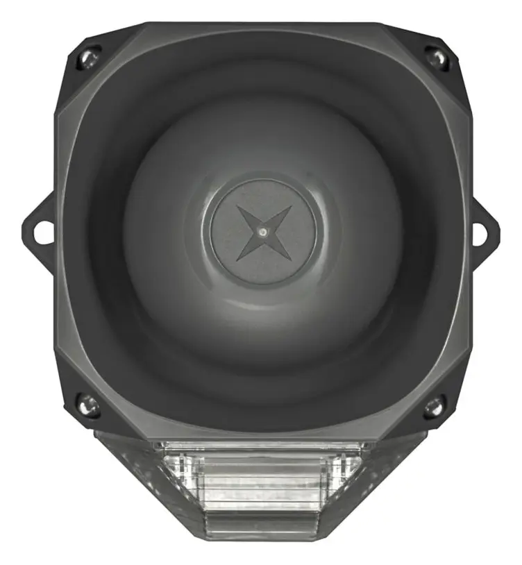 Eaton 7092288FULL-0227 Asserta 9-60V DC Şeffaf Lens Yangın Sireni / Flaşör