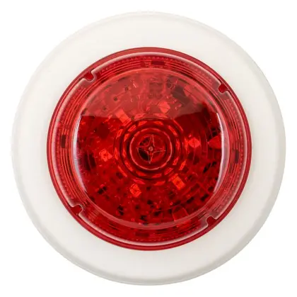 Eaton 811016FULL-0010 Solista Kırmızı Lens Beyaz Gövde Yangın Flaşörü