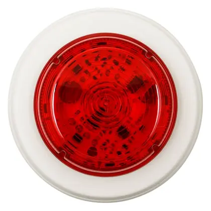 Eaton 811024FULL-0040 Solista Kırmızı Lens Beyaz Gövde Yangın Flaşörü