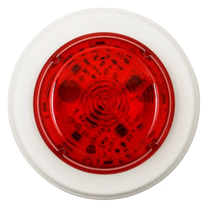 Eaton 811024FULL-0040 Solista Kırmızı Lens Beyaz Gövde Yangın Flaşörü