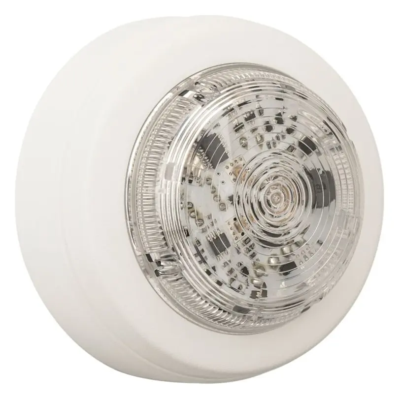 Eaton 811035FULL-0052 Solista Şeffaf Lens Mavi Flaş Beyaz Gövde Yangın Flaşörü