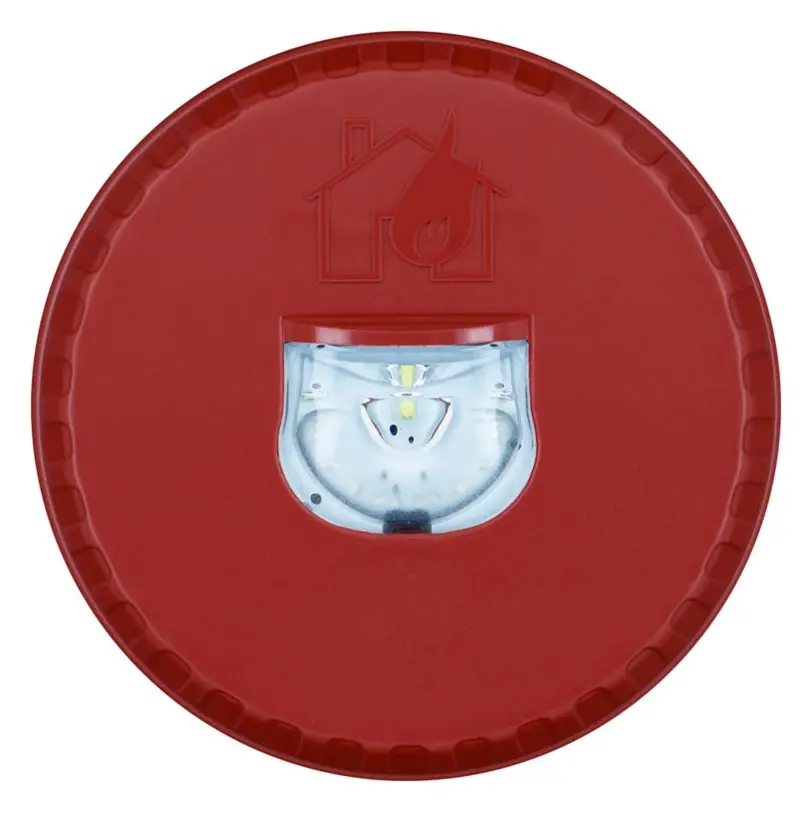 Eaton 812007FULL-0108X Solista LX Beyaz Flaş Kırmızı Gövde Sığ Taban Yangın Flaşörü