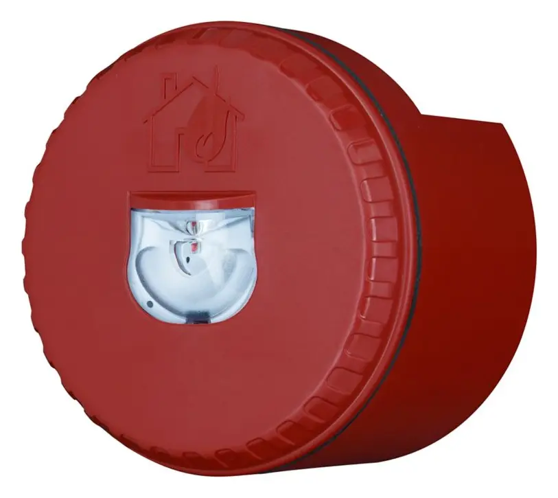 Eaton 812014FULL-0174X Solista LX Kırmızı Flaş Kırmızı Gövde Yangın Flaşörü