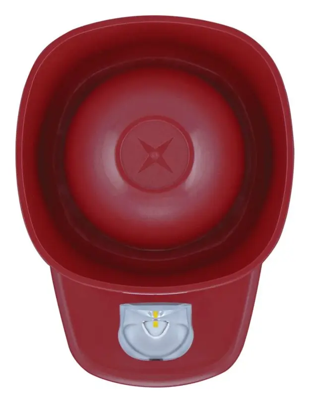 Eaton 8500043FULL-0043X Symphoni LX Beyaz Flaş Kırmızı Gövde Yangın Sireni / Flaşör